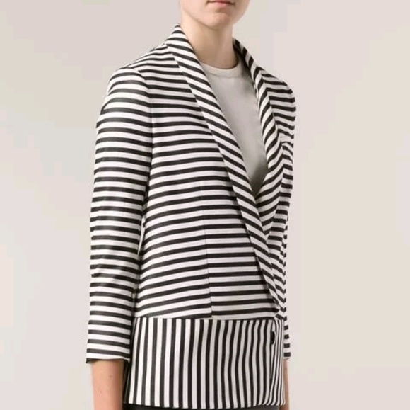 veronica beard striped blazer